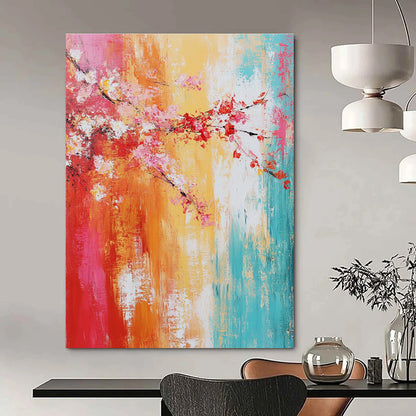 Colorful Blossom Branches for Bohemian - Style Bedroom & Vibrant Café STSC373