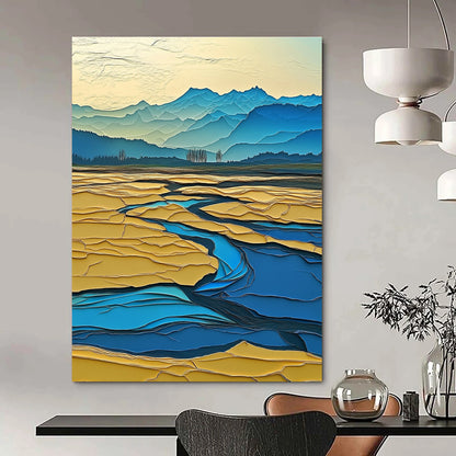 Layered Landscape Art for Modern Art Museum & Dreamy Home Balcony STSC1438