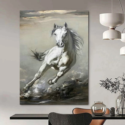Galloping Horse Art for Equestrian Club & Classic Home Study DLZ2042