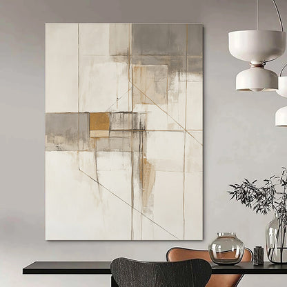 Minimalist Geometric Abstract for Modern Office & Scandinavian Home STSC620