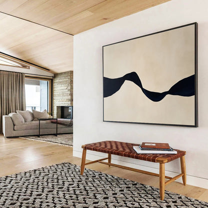 Sophisticated Minimalist Art for Luxury Lounge & High - End Office SC588