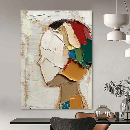 Abstract Head Composition for Modern Art Gallery & Creative Workplace STSC197