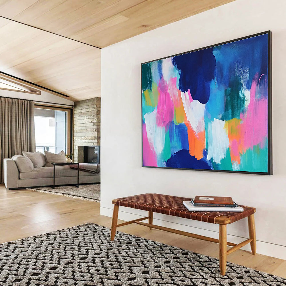 Lively Abstract Art for Creative Studio & Modern Café SC562