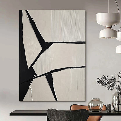 Black and White Geometric for Modern Kitchen & Art Gallery Corridor STSC1247