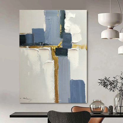 Geometric Abstract Art for Corporate Lobby & Modern Art Studio DLZ0816