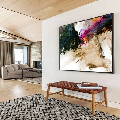 Black - Brown Ink - Splatter Abstract Art for Creative Studio DLZ2760