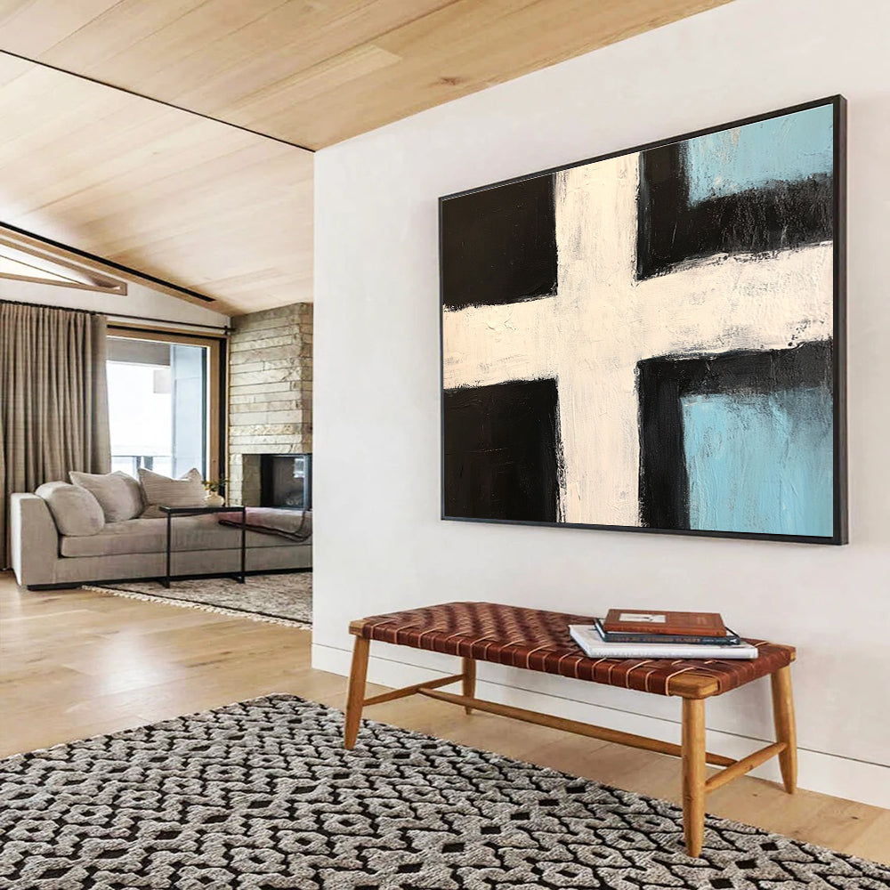 Minimalist Geometric Art for Modern Office & Contemporary Gallery SC168