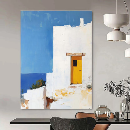 Coastal White Building for Beach House Living Room & Nautical Café STSC1252