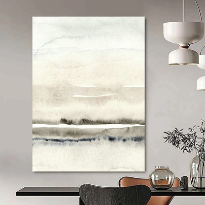 Light Ink - Tone Watercolor Art for Japanese - Inspired Tea Room & Relaxation Nook DLZ0714