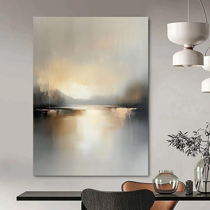 Soft - Toned Lake Art for Modern Home & Art Gallery STSC084