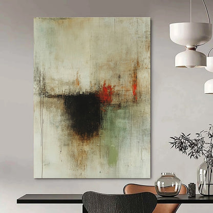 Abstract Neutral Tones for Minimalist Living Room & Modern Office STSC610