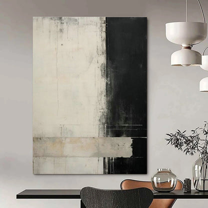 Black - White - Gray Abstract Art for Office & Living Room DLZ0333
