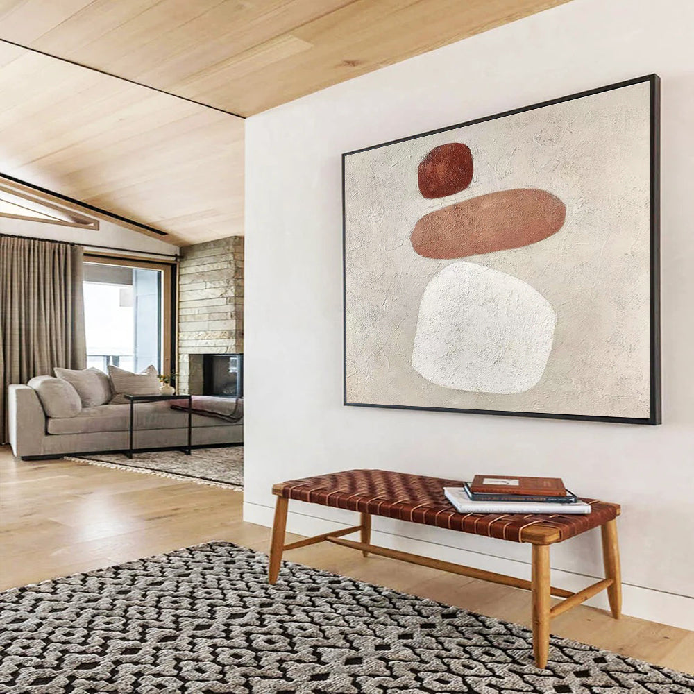 Minimalist Color - Block Abstract Art for Scandinavian Office DLZ2978