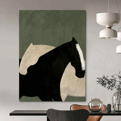 Modern Horse Art for Urban Loft & Horse - Lover’s Bedroom DLZ1418