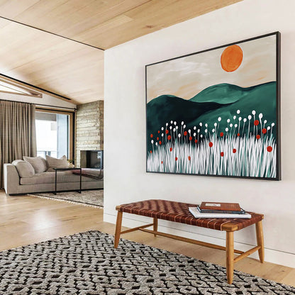 Minimalist Landscape Art for Scandinavian - Style Home & Modern Office SC465