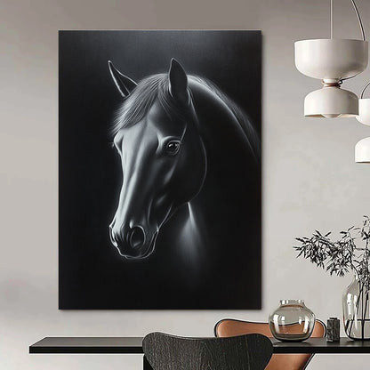 Realistic Horse Portrait for Equestrian Clubhouse & Luxury Home Study STSC1076