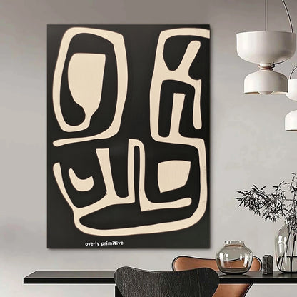 Primitive Abstract Shapes for Tribal - Inspired Decor & Art Gallery Corner STSC1211