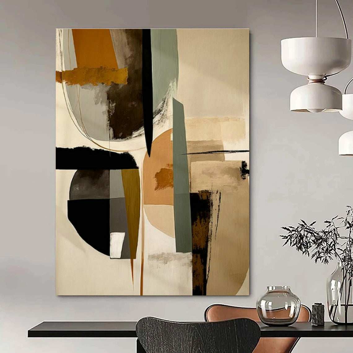 Abstract Geometric Collage for Creative Studio & Urban Loft Apartment DLZ1633