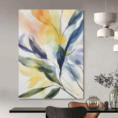 Soft Leaf Watercolor for Serene Home Office & Nature - Inspired Nursery STSC502
