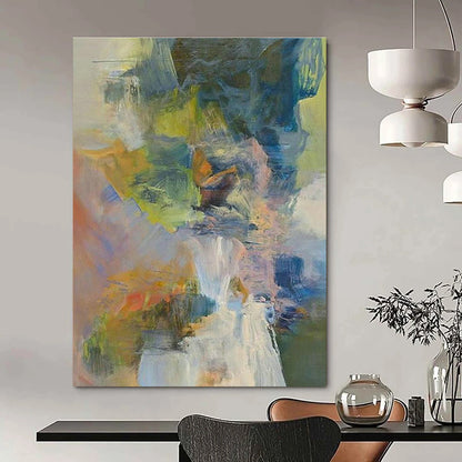 Colorful Abstract Portrait Art for Creative Agency Break Rooms DLZ0267