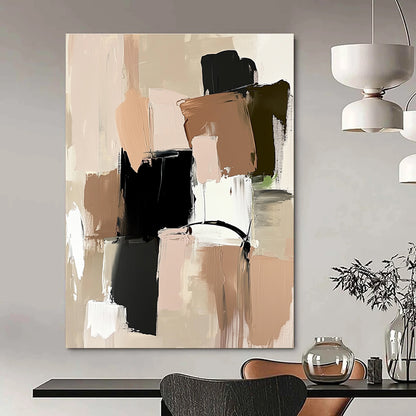 Muted Color Block Abstract for Scandinavian - Style Bedroom & Calm Reading Nook STSC779