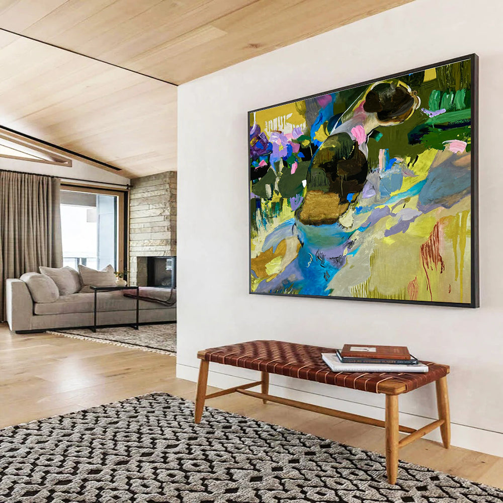 Colorful Animal Abstract Art for Family - Friendly Restaurant Kids’ Zones DLZ3307
