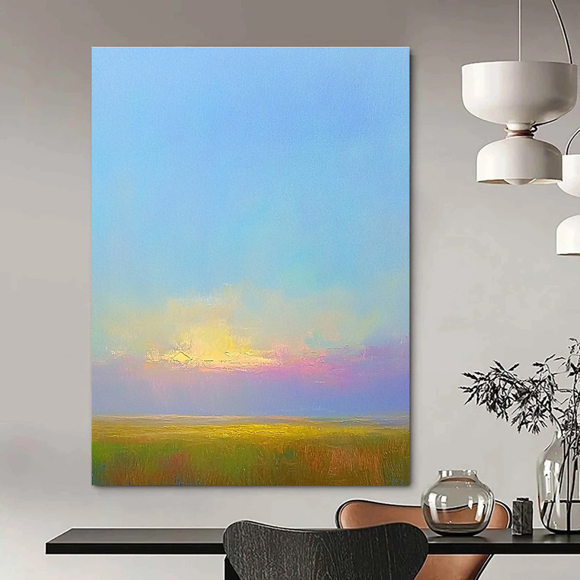 Colorful Sky and Field for Bohemian Café & Art - Loving Home STSC888