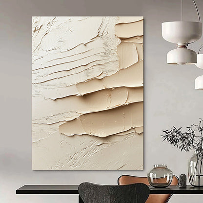 Beige Textured Layers for Minimalist Bedroom & Neutral - Toned Office STSC1284