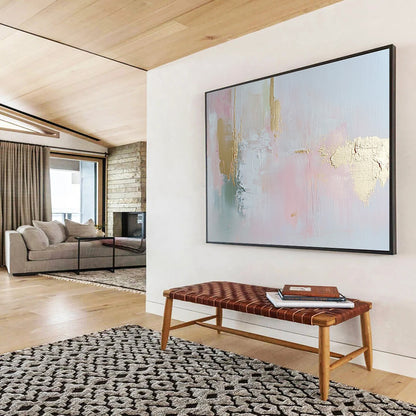 Pastel and Gold Abstract Art for Bridal Suite & Chic Boutique SC386