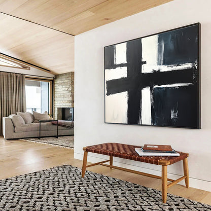 Black - White Geometric Art for Modern Office & Art - Themed Gallery SC018