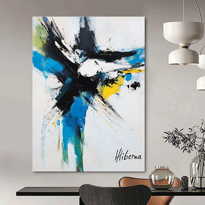 Colorful Abstract "Hiberna" Art for Creative Studio & Art Gallery STSC1097