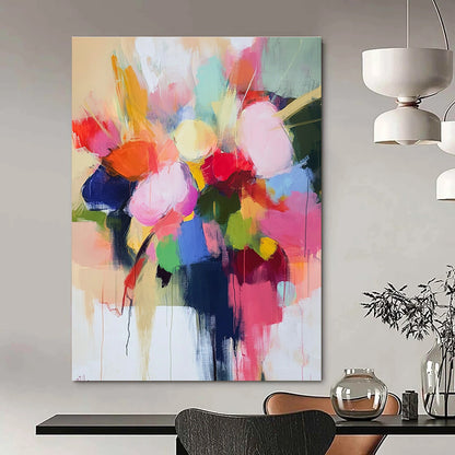 Colorful Abstract Floral Bouquet for Bohemian Home & Wedding Venue STSC773