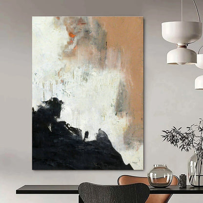 Abstract Landscape Art for Rustic Home Library & Nature - Inspired Café DLZ2061