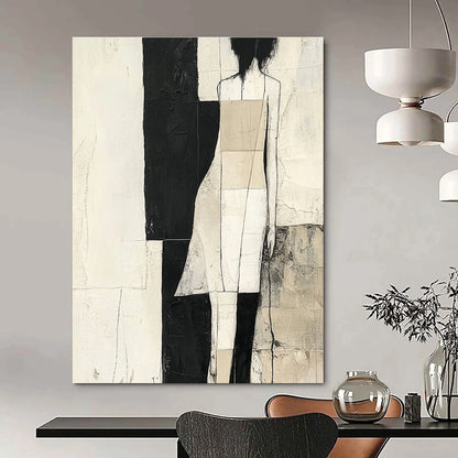 Modern Figure Abstract Art for Studio & Entryway STSC674