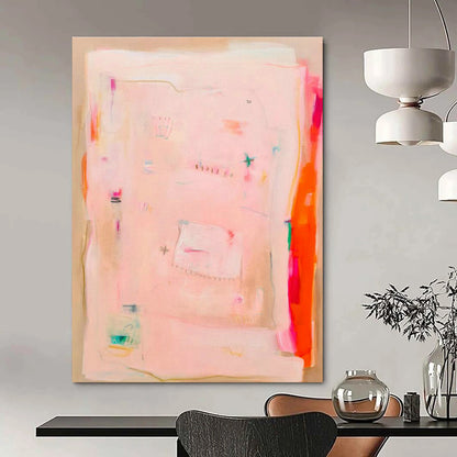 Pink - Toned Minimalist Art for Scandinavian - Style Nurseries DLZ0105