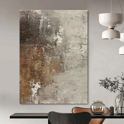 Brown - Gray Abstract Art for Sophisticated Whiskey Bar Tasting Areas DLZ0198