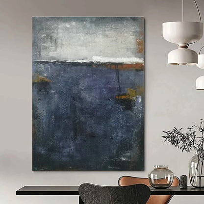 Dark Abstract Sea Art for Bedroom & Seaside Villa DLZ2273
