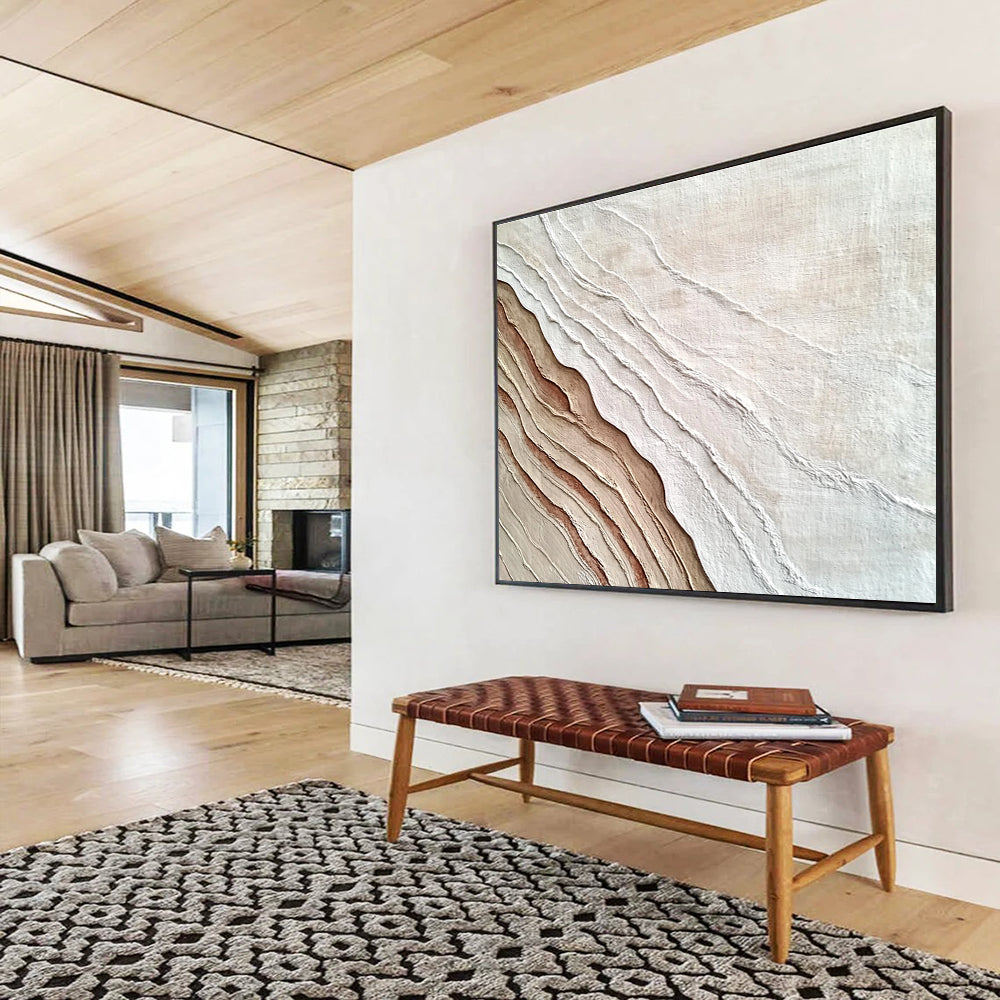 Textured Earthy Layers Art for Rustic Home Office & Nature - Inspired Art Gallery SC448