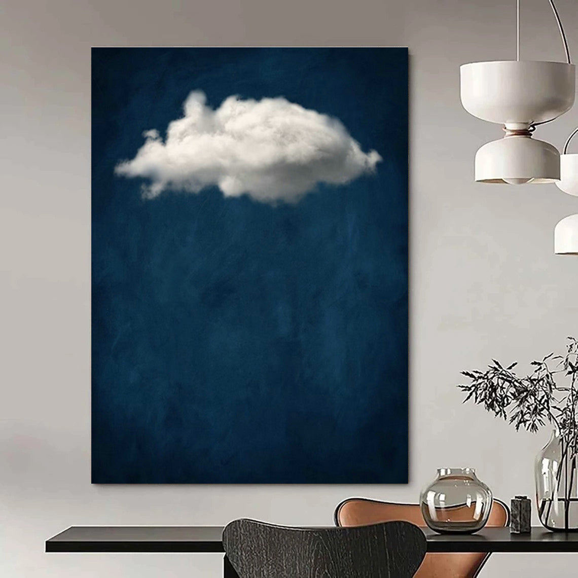 Lone Cloud Art for Bedroom & Living Room DLZ0388