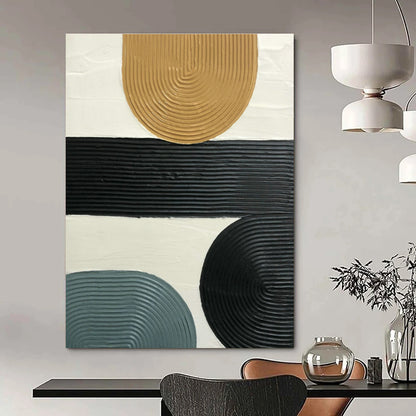 Multi - Color Relief Art for Modern Office Breakroom & Home Dining Room DLZ1184