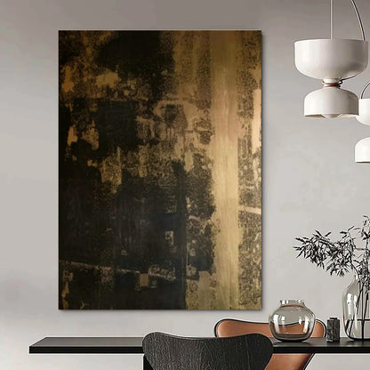 Dark Textured Abstract Art for Industrial Nightclub & Gothic Home Library DLZ0842