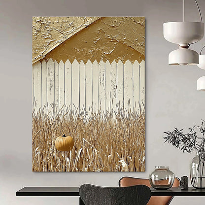 Autumn Pumpkin Field for Farmhouse Kitchen & Rustic Café STSC890