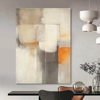 Soft Neutral Abstract Shapes for Bohemian Bedroom & Calm Office Space STSC753