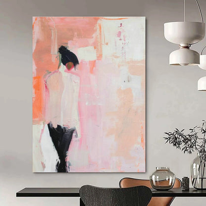Pink - Orange Figure Art for Bedroom & Hallway DLZ0339