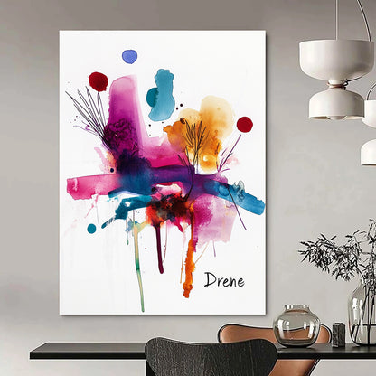 Color - Splash Abstract for Vibrant Art Studio & Lively Caf茅 STSC500