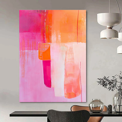 Pink and Orange Abstract for Modern Home & Art - Centric Restaurant STSC785