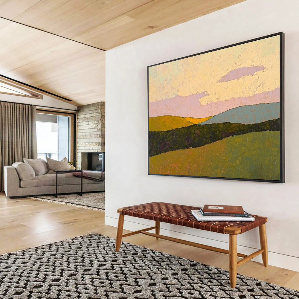 Dreamy Landscape Art for Nursery & Yoga Studio SC578