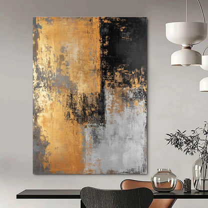 Gold and Black Abstract for Industrial - Chic Loft & High - End Boutique STSC576