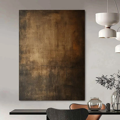 Dark Brown Textured Art for Rustic Restaurant & Industrial - Style Office DLZ1841