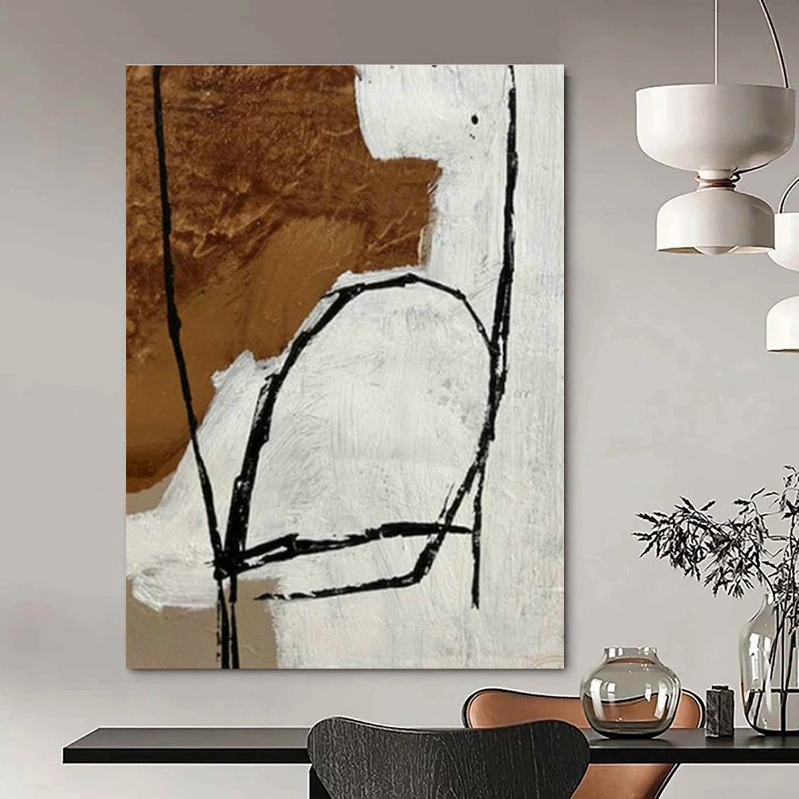 Expressive Mixed - Tone Art for Boutique & Home Office DLZ2015